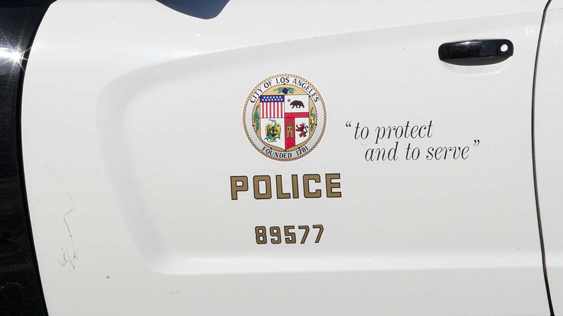 Seitentür eines Polizeiautos in Los Angeles Symbolfoto: Zuma Wire (imago)