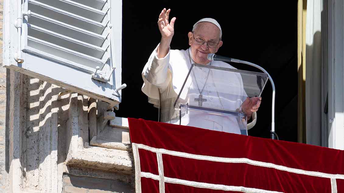 Papst Franziskus bei einer Audienz Foto: Independent Photo Agency Int. (imago)