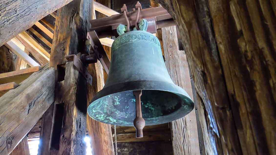 Glocke in einem Kirchturm Symbolfoto: pixabay