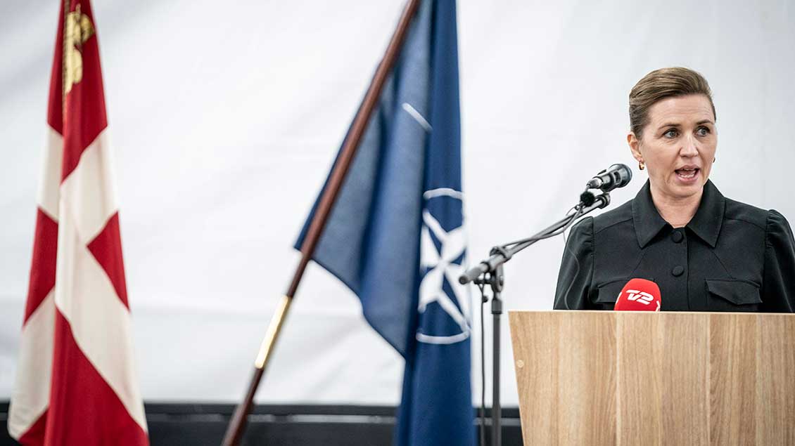 Die dänische Regierungschefin Mette Frederiksen