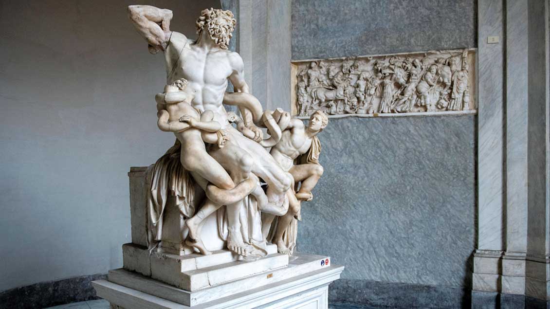 Laokoon-Skulptur in den Vatikanischen Museen.