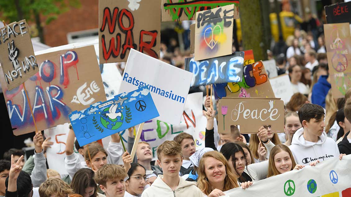 Friedensdemonstration in Münster