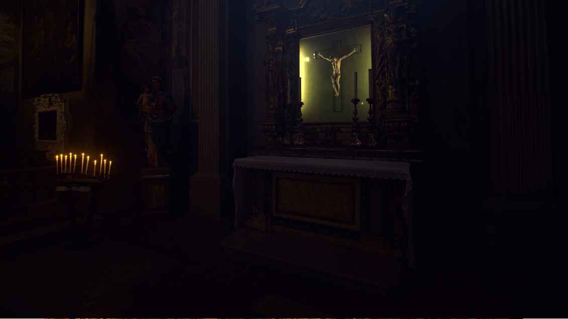 Altar im Dunkeln Symbolfoto: Pond5 Images (imago)