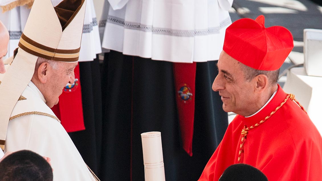 Papst Franzikus und Kardinal Fernandez