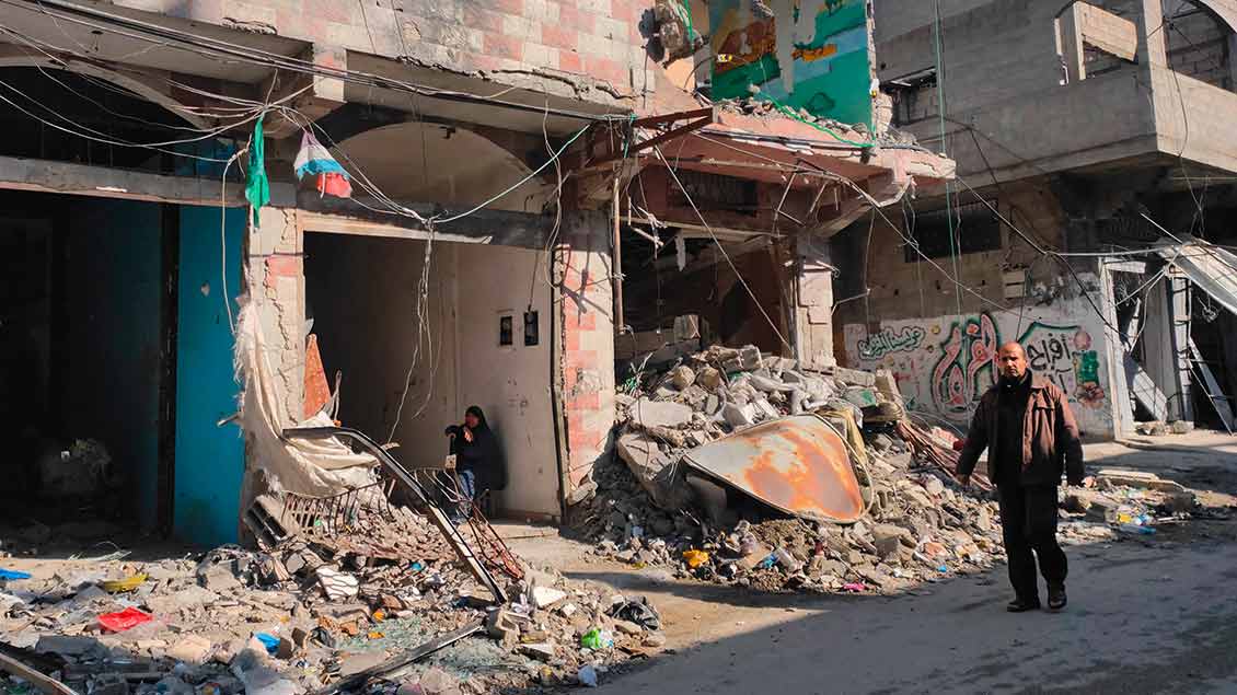 Zerstörung in Gaza Foto: Mohammed Alaswad (APAimages / Imago)