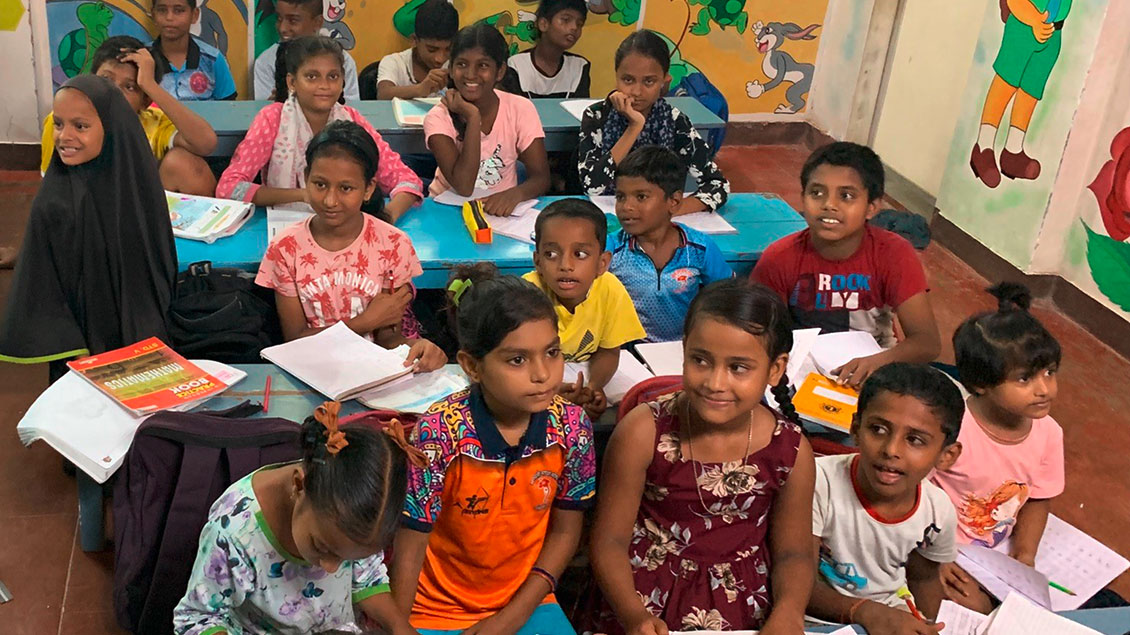 In den Einrichtungen der „Helpers of Mary“ in Indien lernen 16.000 Kinder lesen und schreiben.