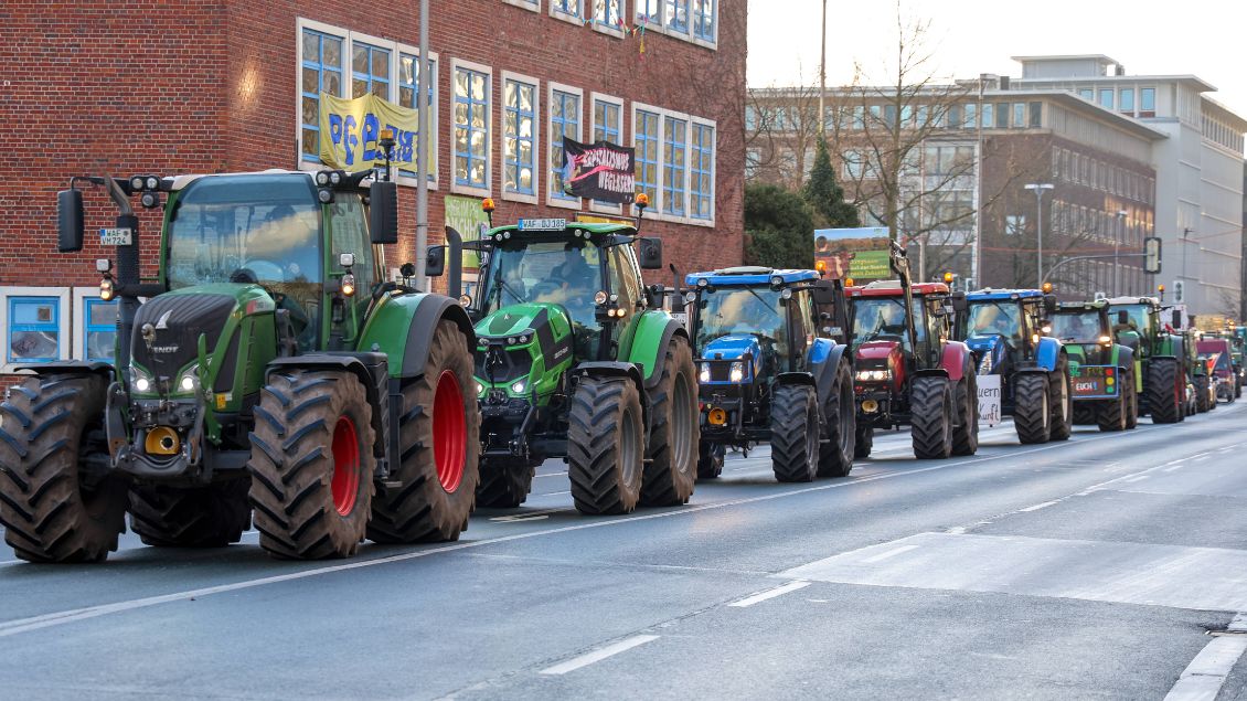 Agrar-Protest in Münster