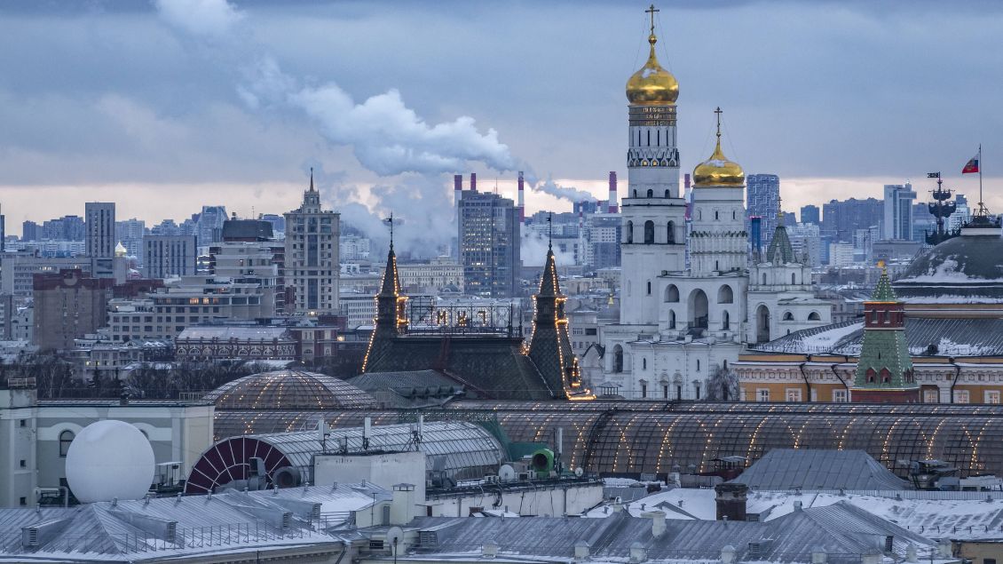 Panorama über Moskau