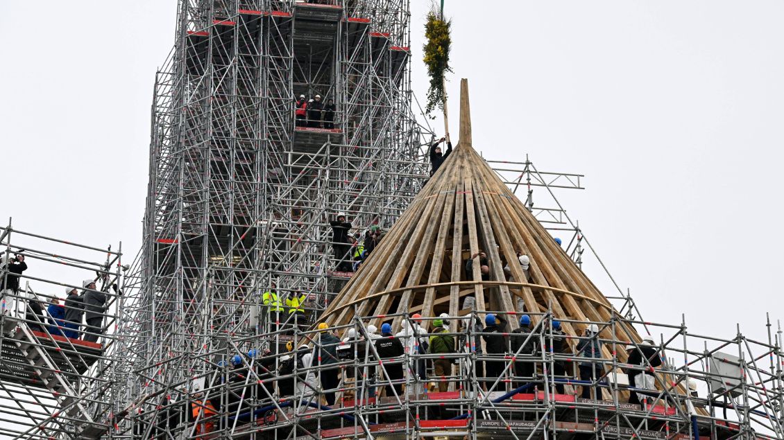 Neuer Dachstuhl für Notre Dame