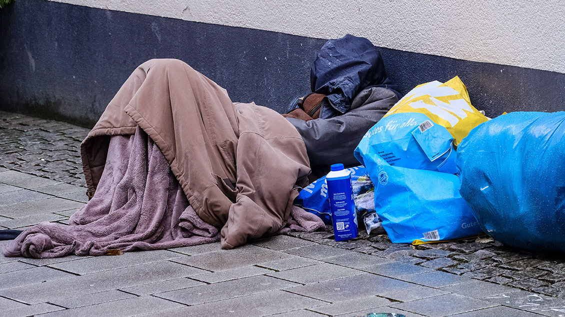 Symbolbild Obdachloser