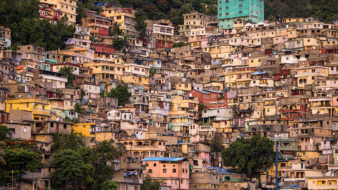 Armenviertel in Haiti
