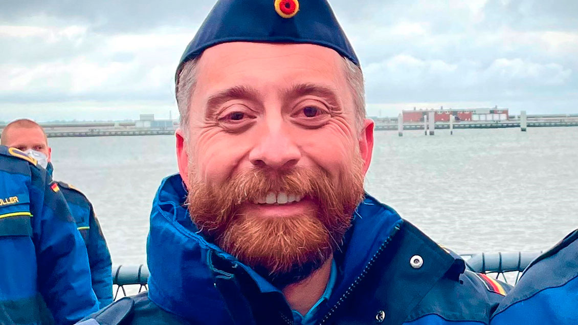 Diego Elola ist seit 2021 Militärseelsorger in Wilhelmshaven.