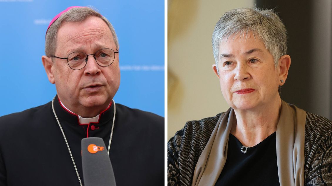 Bischof Georg Bätzing und ZdK-Präsidentin Irme Stetter-Karp